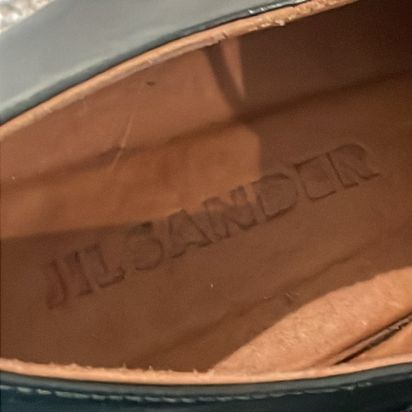 Jill Sander green Patent leather lace up shoes euro 40.5 - Picture 7 of 8